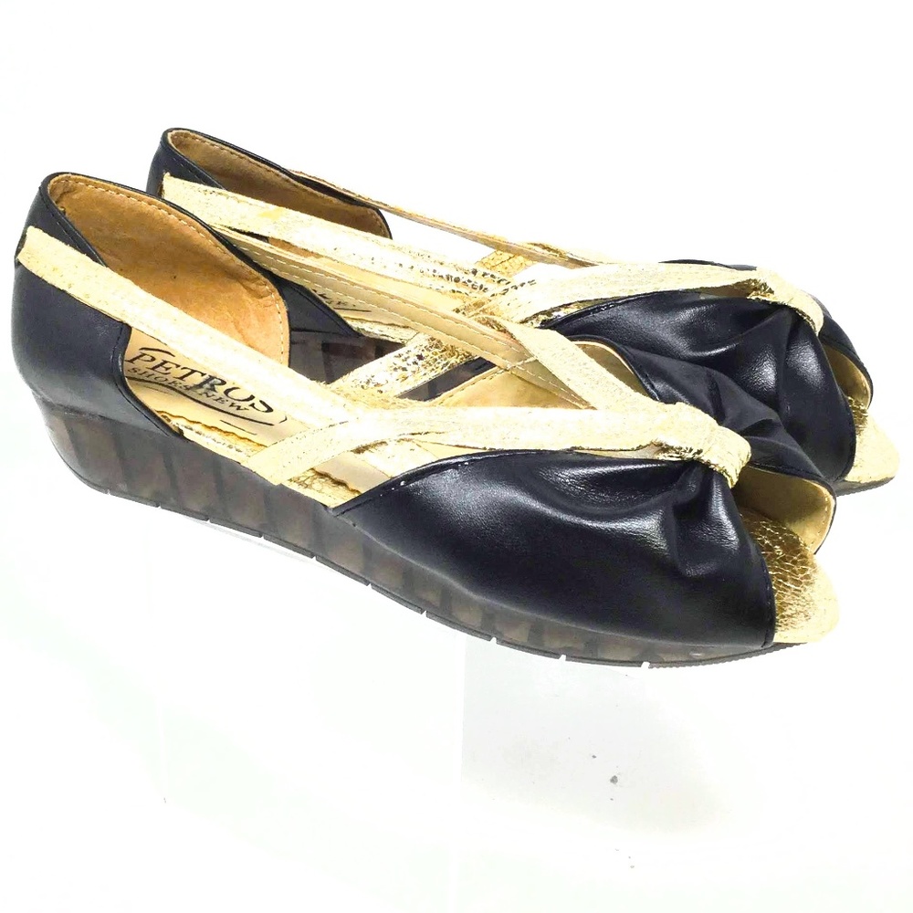Petros Womens Peep Toe Comfort Shoes